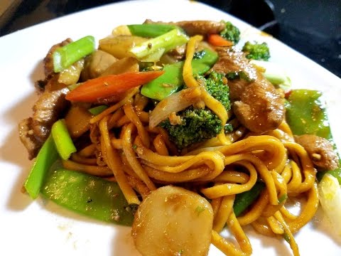 Chicken and Vegetable Lo Mein | Trini Chinese