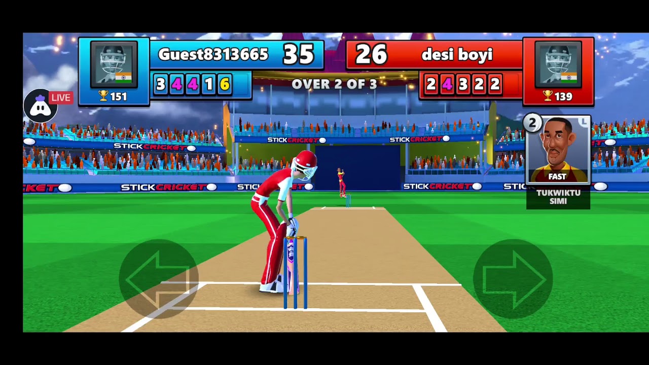 [English] Stick Cricket Live : 👍 Good stream | Playing Solo