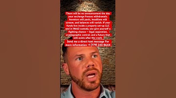 Do not hold your crypto on exchanges or cold wallet make sure you are holding them on Web3 #xrp