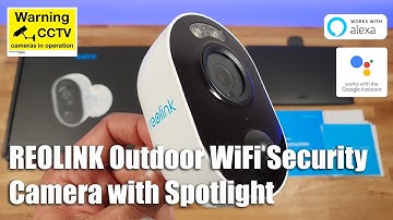 Reolink Lumus Outdoor WIFI Security Camera With Spotlight & Color Night Vision Unboxing and Review