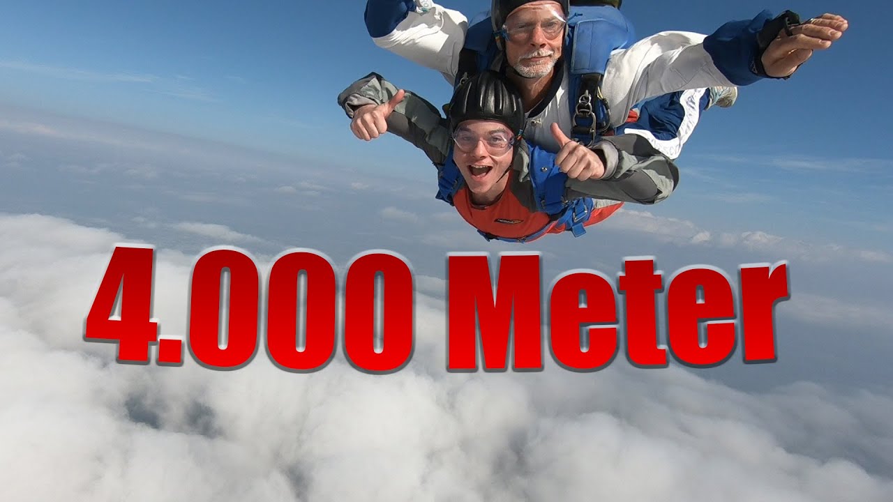 Wie Lange Dauert Ein Fallschirmsprung Aus 4000 M Aus 4000 Meter Höhe fallen! Fallschirmsprung 😳🔥 - YouTube