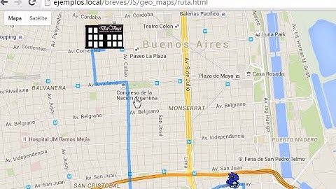 HTML5 - Geolocation + Google Map - Trazar ruta entre Markers