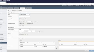 Creating a Backup Schedule Using F5 BIG-IQ 6.0.1