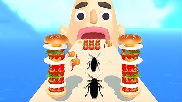 Sandwich Runner - SpeedRun All Levels Gameplay Walkthrough Android,ios New Update E16