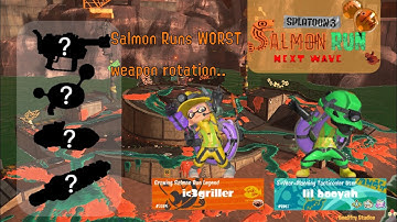 The WORST weapon rotation in Splatoon 3 Salmon Run