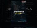 Operators In C | OG IN C EPISODE-9 #clanguage #clanguageintelugu #shorts