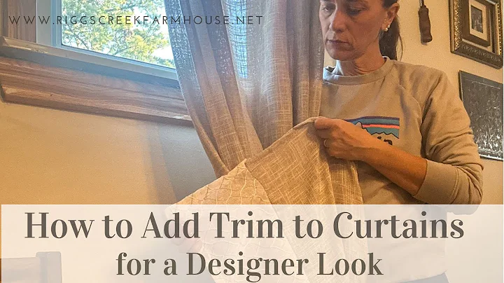 Upgrade Your Curtains with Stylish Trim: A Simple DIY Guide