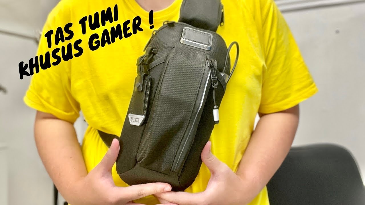 Review TUMI Alpha Bravo Esports Pro Sling Bag - Indonesia
