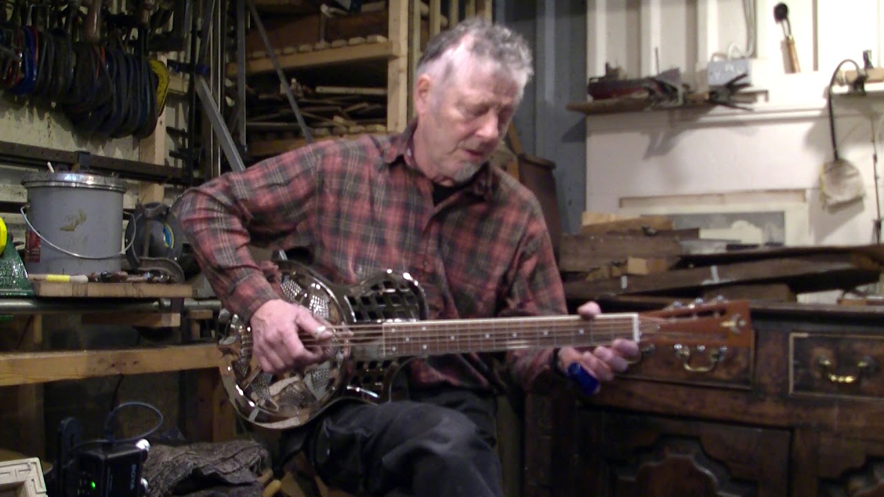 Icarus Minolian Resonator Guitar - played by Roger Hubbard
