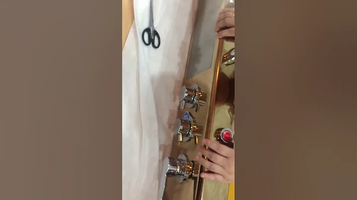 A1 Solar supplementary Smart shower panel , water flowing tubes introduction, and operation