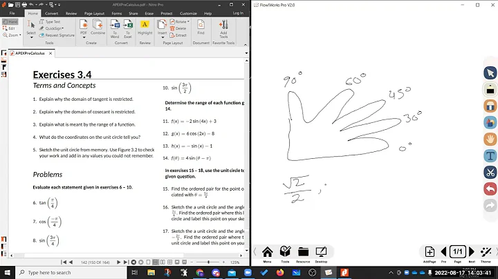 3.4 Introduction to Trig Functions and the Unit Ci...
