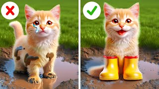 Awesome Kitten Boots 😻 *Best Funny Cat Videos And hacks for Pet Owners*