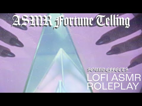 Fortune Telling Roleplay: Tapping ASMR with Glowing Pyramid & Globe | Lofi VHS Aesthetic for Sleep