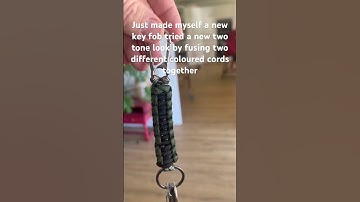 Made myself a new key fob for by EDC and keys #paracordkeychain #paracord550