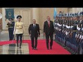 Cumhurbaşkanı Erdoğan Kazakistan'da Resmi Törenle Karşılandı