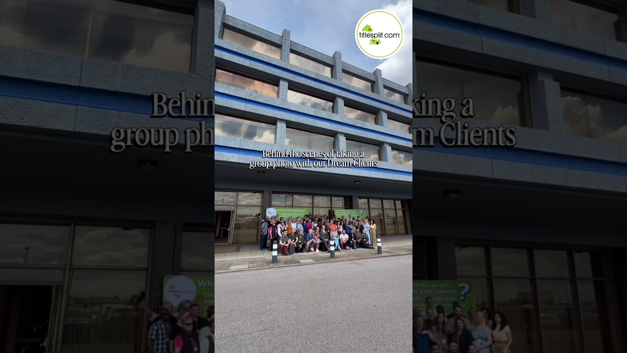 Behind the scenes of a Group Photo! #titlesplit #property #shorts