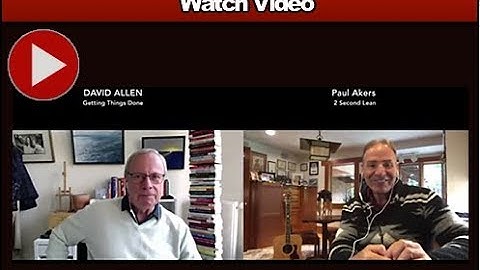 How David Allen Mastered Productivity | Getting Things Done Explained- The American Innovator