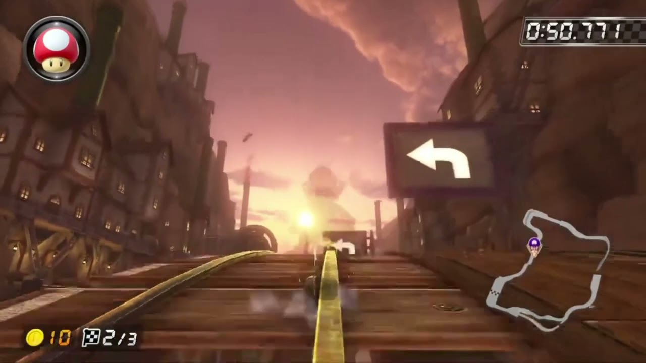ハングオン】 ワリオこうざん 【150cc】 Wii Wario's Gold Mine
