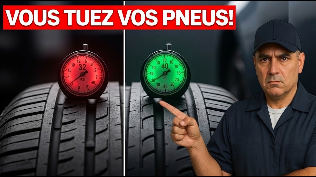 ARRÊTEZ de gonfler vos pneus à 2,2 bars ! (Vous détruisez votre voiture)