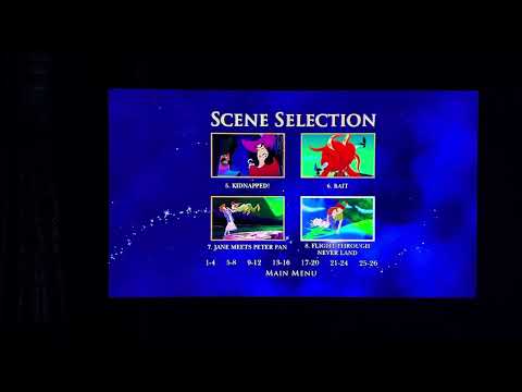 Peter Pan Return To Neverland 2013 DVD Menu Walk Through