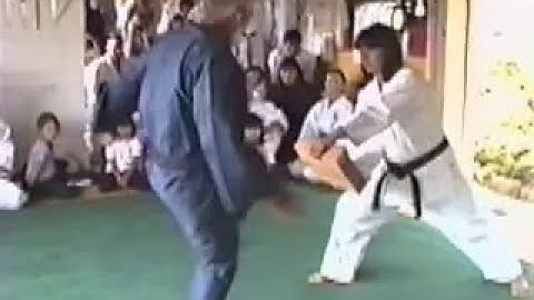 Uechi Ryu Master Seiko Toyama - Sokusen Toe Kick