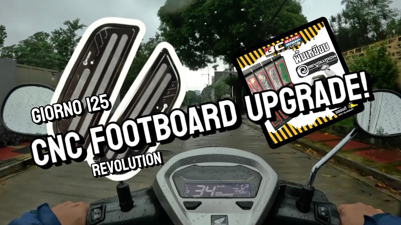 CNC Footboard Upgrade sa Giorno 125!