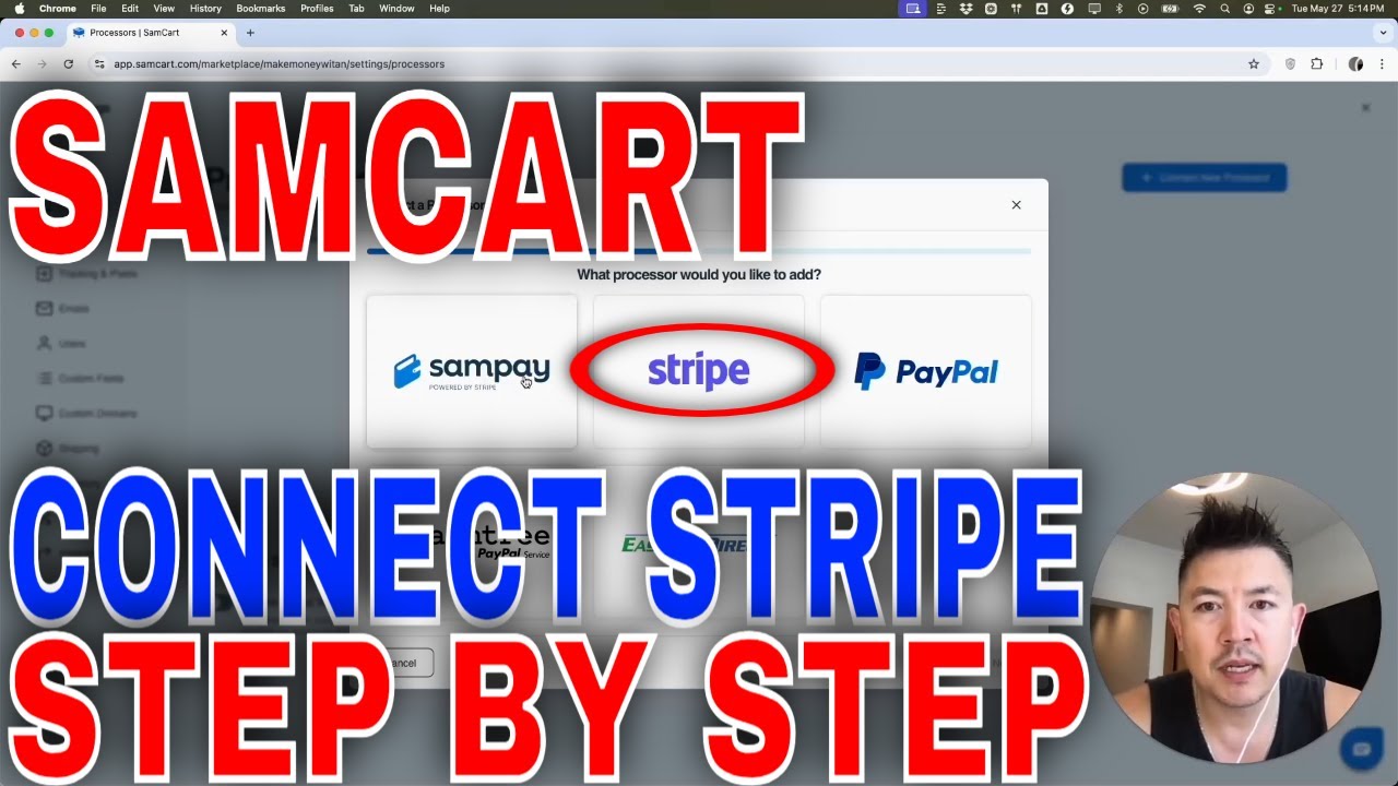 ✅  How To Link Connect Stripe To SamCart🔴