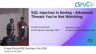 SQL Injection Is Boring: Advanced Threats You’re Not Watching / Kranthi Kiran Burada, Narendra Tawar