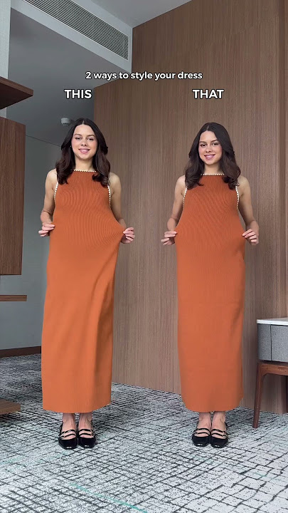 2 DRESS HACKS 🤍 THIS or THAT? Subscribe for daily #fashionhacks & #fashion