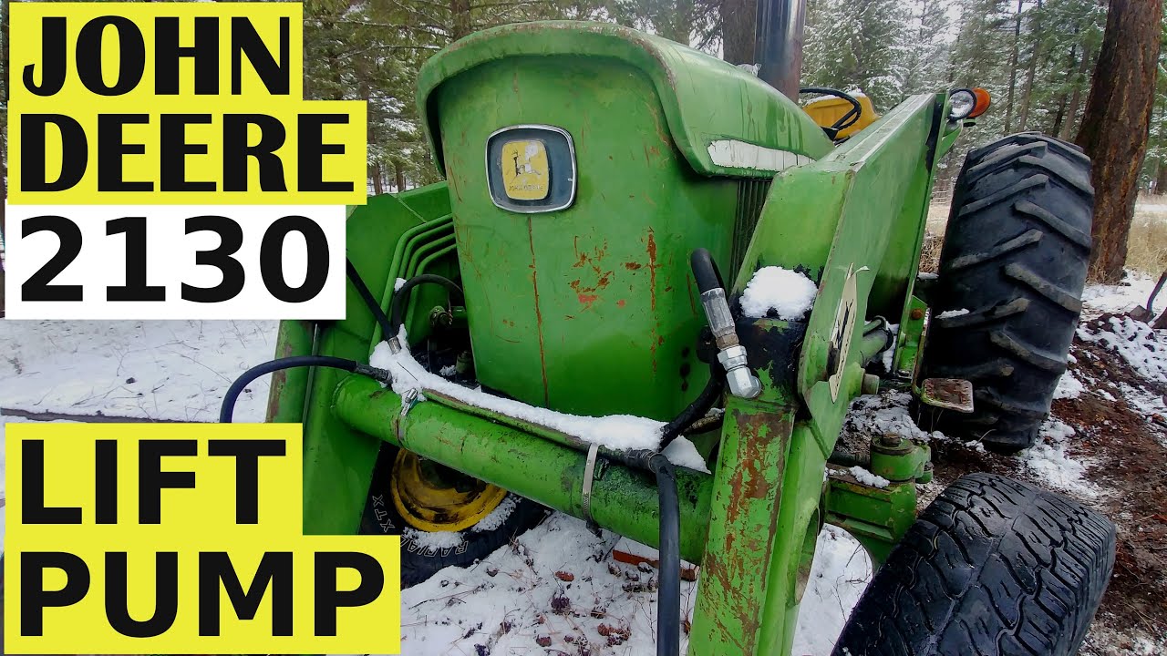 JOHN DEERE 2130 FUEL LIFT PUMP REPLACEMENT