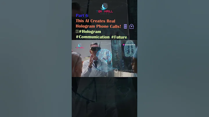 This AI Creates Real Hologram Phone Calls! 📱👻 #Hologram #Communication #Future Part 6