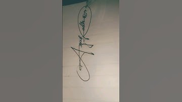 Anuradha Name Signature #anuradhasign#artdesign#shorts#ytviral