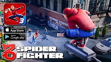 SPIDER FIGHTER 3 OPEN WORLD GAMEPLAY (Android, iOS)