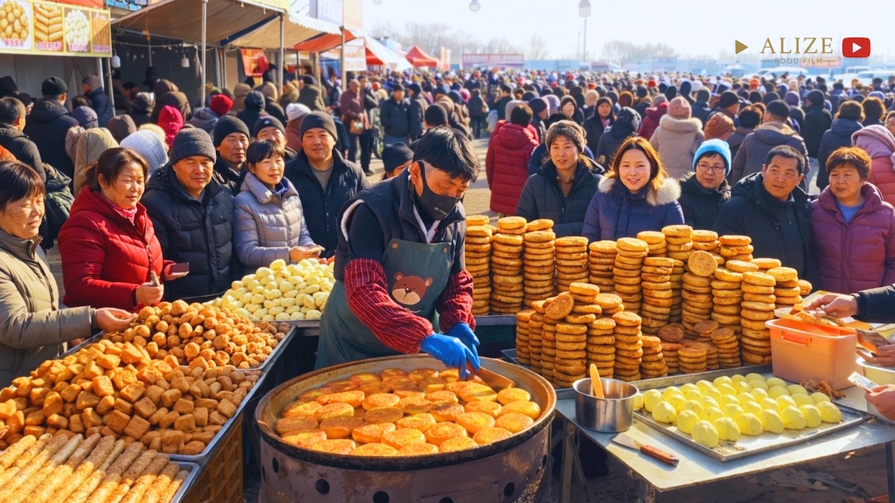 Внутри самого ЭПИЧНОГО утреннего рынка Тяньцзиня! Настоящий углеводный рай!