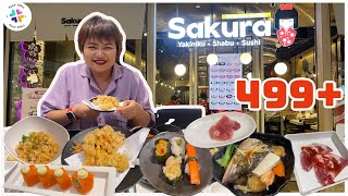 บุฟเฟ่ต์อาหารญี่ปุ่น ที่เดียวครบ!!! ปิ้งย่าง ชาบู และ ซูชิ Sakura Yakiniku Shabu & Sushi รีวิว