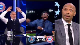 Henry, Carragher & Micah REACT to ALL 9 Goals in PSG 5-4 Bayern 😳🔥