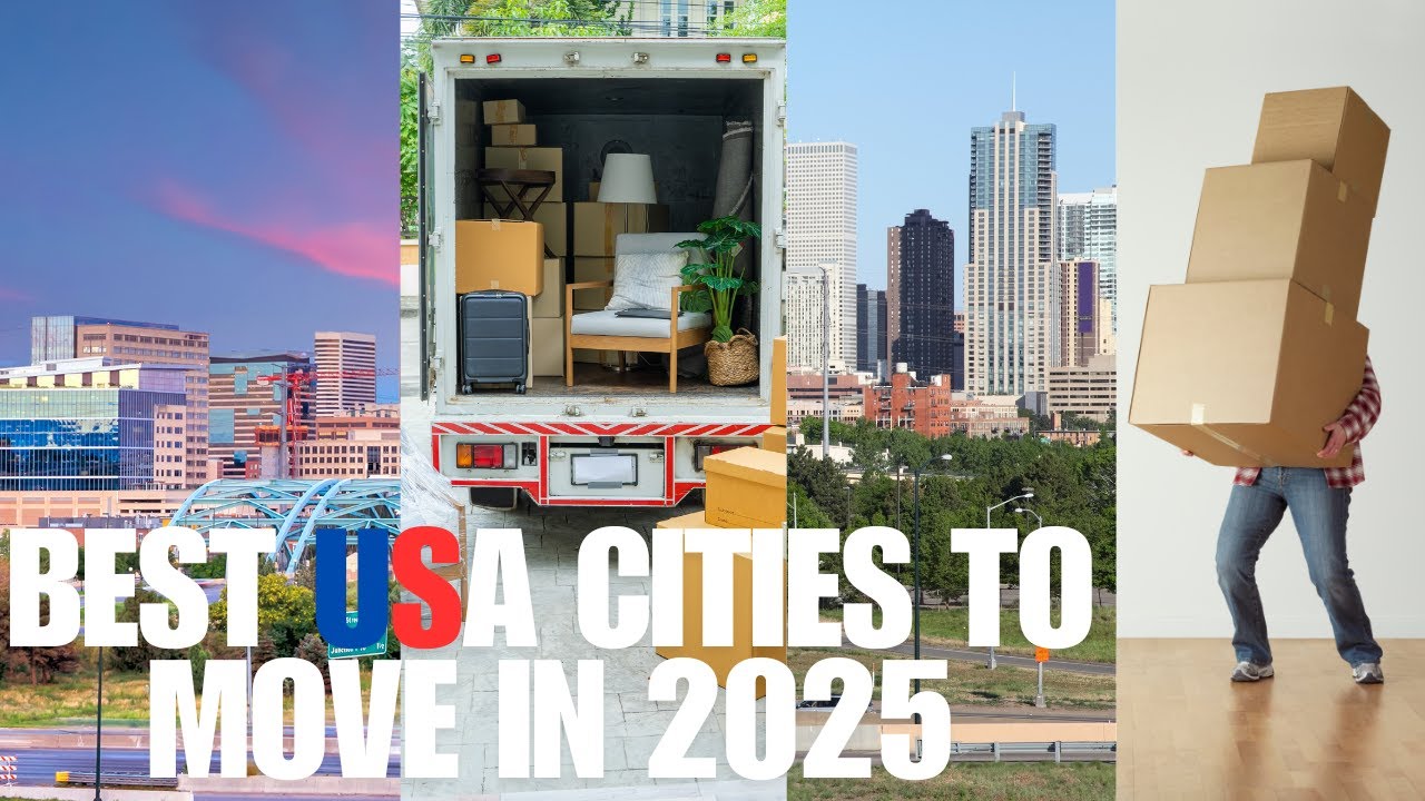 Best USA cities to move in 2025.