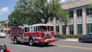 DCFD Engine 20 Responding to a medical - D.C. Fire & EMS