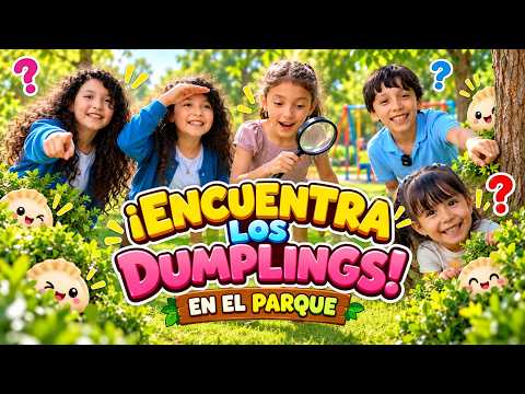😱 ¡ESCONDIMOS DUMPLINGS POR TODO EL PARQUE! ¿LOS ENCONTRAMOS?