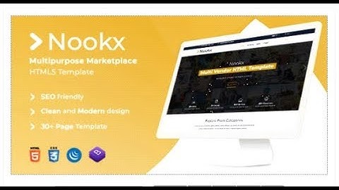 Nookx - Multipurpose Ecommerce & Digital Marketplace Bootstrap  | Themeforest Templates