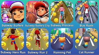 Subway Surfres,Subway Surfers City,Subway Princess,Bus Rush,Subway Hero Run,Subway Run 2,Running Pet screenshot 1