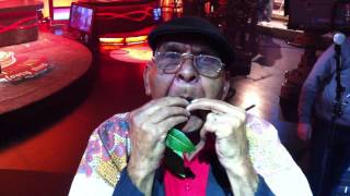 Herb Patten Playing a Gum Leaf