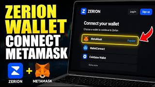 How to setup Zerion wallet connection using MetaMask - Beginner Guide