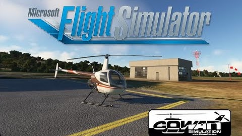 The best helicopter in MFS2020? CowanSim Robinson R22 review.