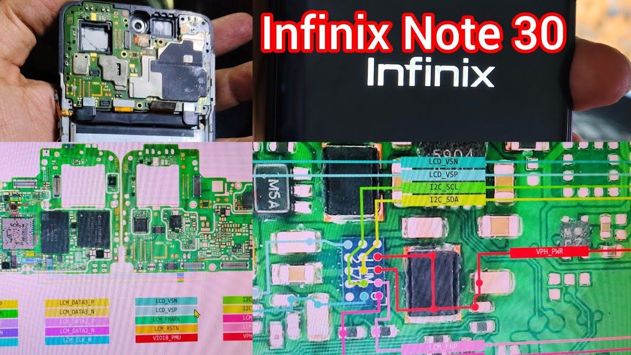 Infinix Note 30 Blue display problem
