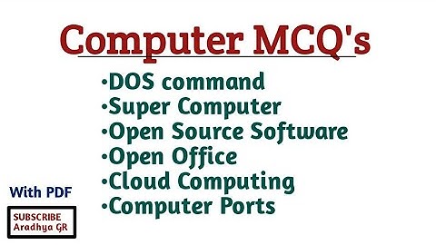 Computer MCQ