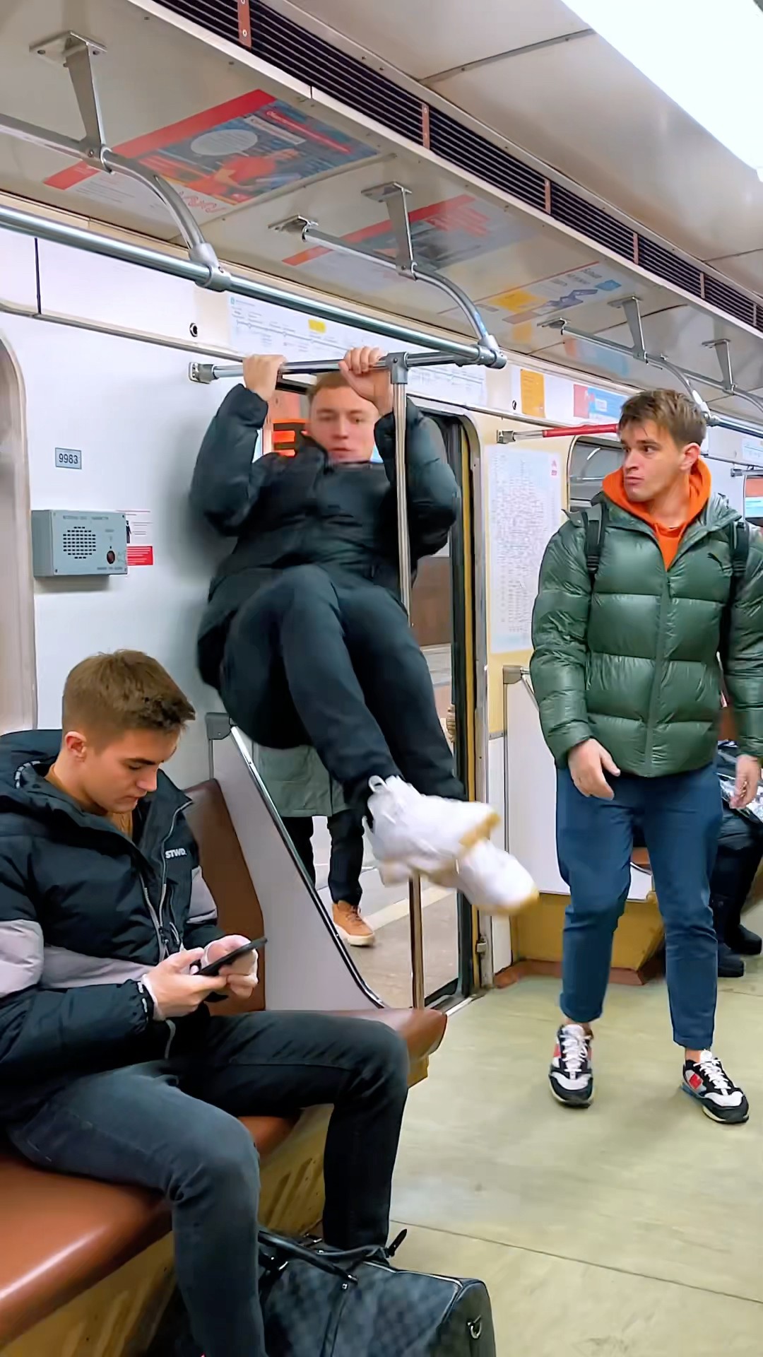 Cutting the Line In Metro Prank?? #kiryakolesnikov #comedy #funny #prank #stunt #reaction