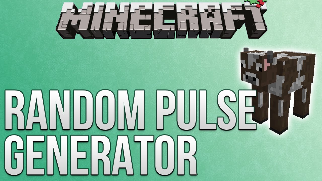 Minecraft Random Pulse Generator Tutorial (Redstone Advent Calendar