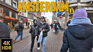 [4K HDR] From Museumplein to Amsterdam Centraal station 🇳🇱| January 2024