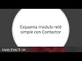 Módulo simple de domótica  con contactor